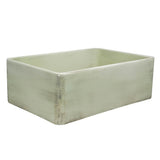 30-Inch Farmhouse Fireclay Sink with Concrete Finish