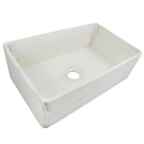 30-Inch Farmhouse Fireclay Sink with Concrete Finish