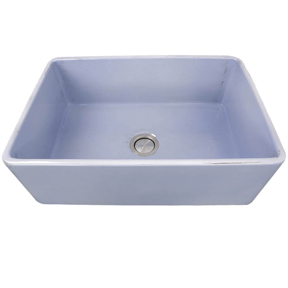 30-Inch Farmhouse Fireclay Sink with Concrete Finish