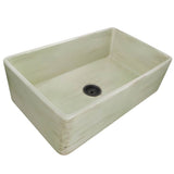 Nantucket Sinks - 33-Inch Farmhouse Fireclay Sink with Shabby Green Finish - Shabby Green