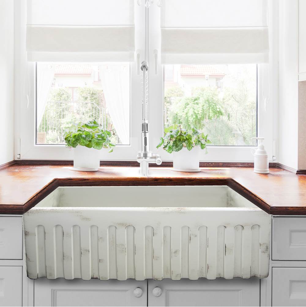 33-Inch Farmhouse Fireclay Sink