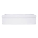 36 Inch Italian Farmhouse Fireclay Sink with Built-In Drainboard