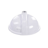 15 Inch x 12 Inch Glazed Bottom Undermount Oval Ceramic Sink In White