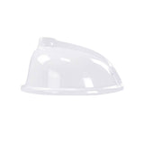 15 Inch x 12 Inch Glazed Bottom Undermount Oval Ceramic Sink In White