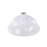 17 Inch x 14 Inch Glazed Bottom Undermount GB-17x17-W Oval Ceramic Sink In White