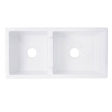 60/40 Double Bowl Farmhouse Apron Fireclay Sink