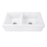 60/40 Double Bowl Farmhouse Apron Fireclay Sink