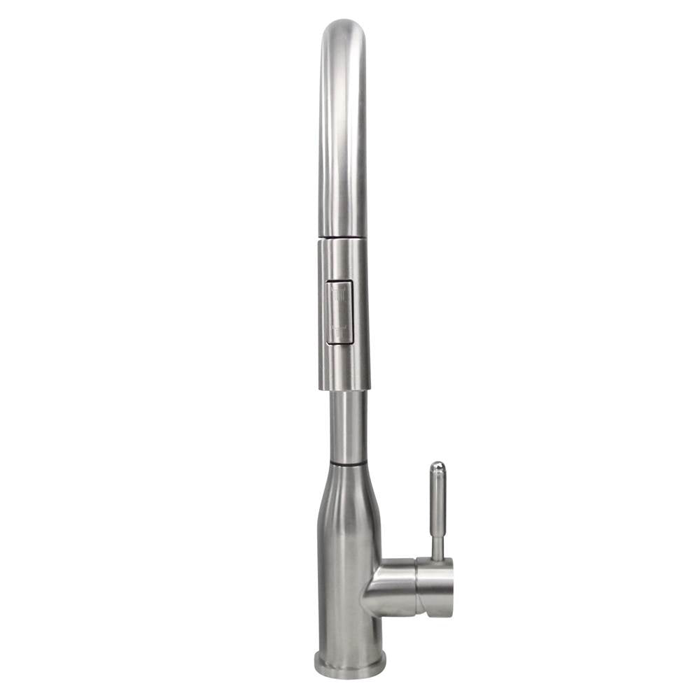 Goose Neck Pull-Down Faucet with Modernl Styling