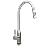 Goose Neck Pull-Down Faucet with Modernl Styling