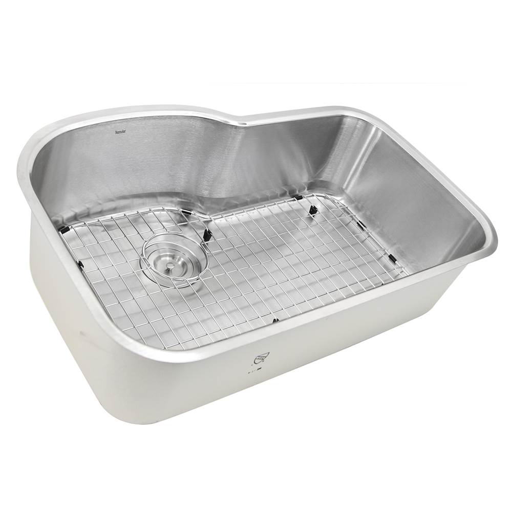 Single Bowl Oblong Undermount Stainless Steel Kitchen Sink, 16 Gauge