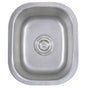 Nantucket Sinks - 15 Inch Rectangle Undermount Stainless Steel Bar/Prep Sink, 18 Gauge