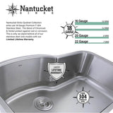 15 Inch Rectangle Undermount Stainless Steel Bar/Prep Sink, 18 Gauge