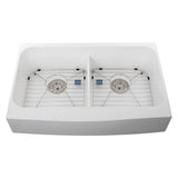 Retrofit Glacierstone Double Bowl EZApron Kitchen Sink