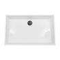 Nantucket Sinks - Rectangle White Glacierstone Sink - Matte Outside, Gloss Inside White