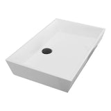 Rectangle White Glacierstone Sink