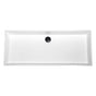 Nantucket Sinks - Rectangle White Glacierstone Sink - Matte Outside, Gloss Inside White
