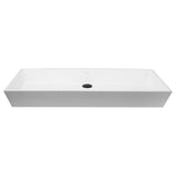 Rectangle White Glacierstone Sink