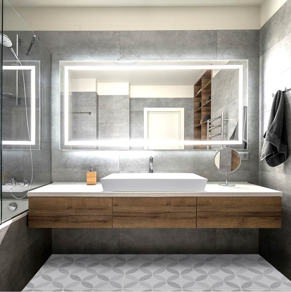 Rectangle White Glacierstone Sink