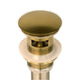 Nantucket Sinks - Brushed Gold Finish Umbrella Drain With Overflow - Brushed Gold
