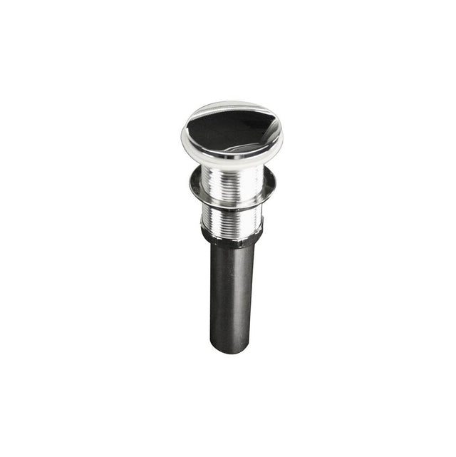Nantucket Sinks - Chrome Finish Umbrella Drain With Overflow - Chrome Chrome