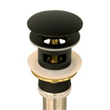 Brushed Gold Finish Umbrella Drain With Overflow