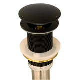 Nantucket Sinks - Matte Black Finish Umbrella Drain - Matte Black