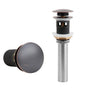 Nantucket Sinks - Oil Rubbed Bronze Finish Umbrella Drain With Overflow - Oil Rubbed Bronze Oil Rubbed Bronze