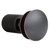 Oil Rubbed Bronze Finish Umbrella Drain With Overflow