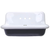 Nantucket Sinks - Fireclay Utility Sink in green/white - Green,White