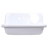 Nantucket Sinks - Fireclay Utility Sink in all white - White