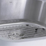 Sconset 23-Inch D-Bowl Undermount Stainless Steel Kitchen Sink, 16 Gauge