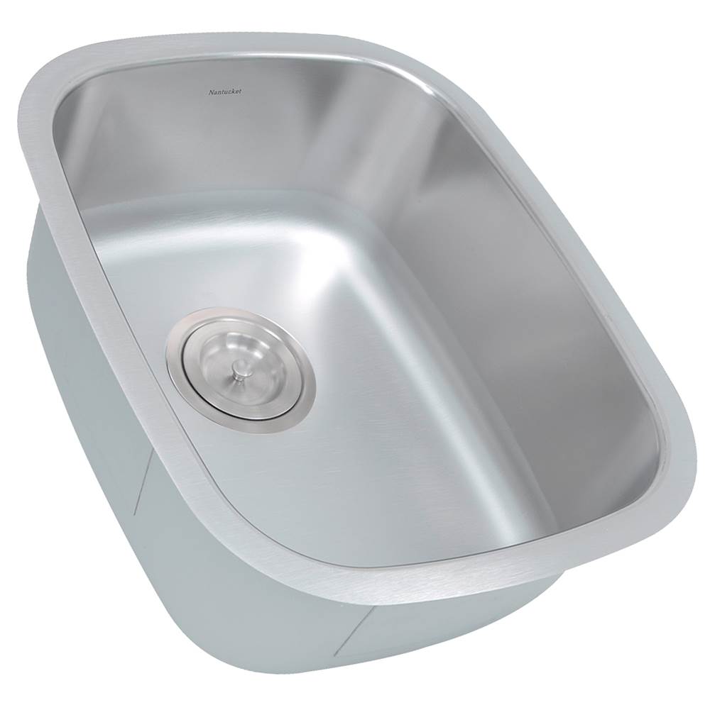 Rectangle Undermount Stainless Steel Bar/Prep Sink, 18 Gauge