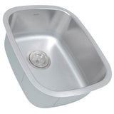 Rectangle Undermount Stainless Steel Bar/Prep Sink, 18 Gauge