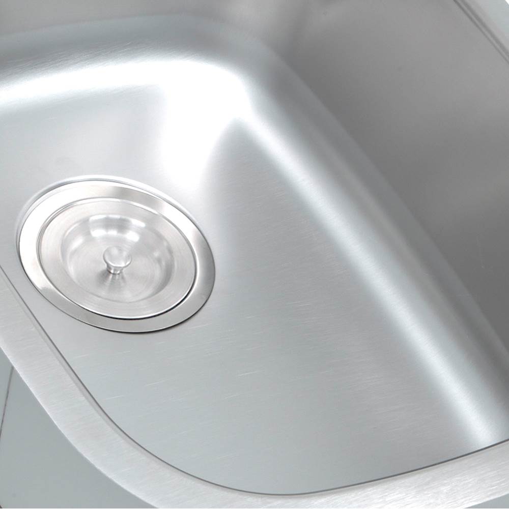 Rectangle Undermount Stainless Steel Bar/Prep Sink, 18 Gauge