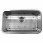 Nantucket Sinks - 30 Inch Large Rectangle Single Bowl Undermount Stainless Steel Kitchen Sink, 10 Inches Deep - Brushed Satin