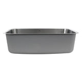 30 Inch Large Rectangle Single Bowl Undermount Stainless Steel Kitchen Sink, 9 Inches Deep