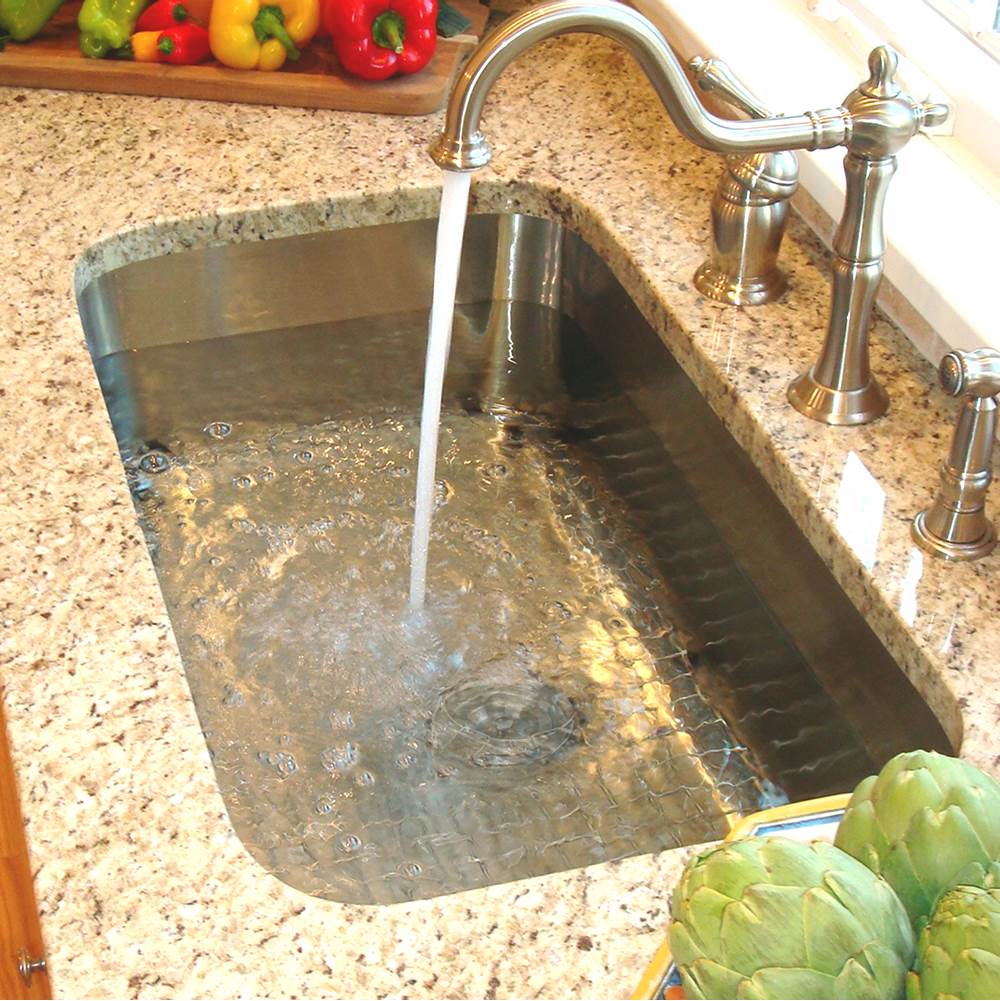 30 Inch Large Rectangle Single Bowl Undermount Stainless Steel Kitchen Sink, 9 Inches Deep