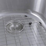 31.5 Inch 70/30 Double bowl Undermount Stainless Steel Kitchen Sink, 16 Gauge