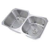 35 Inch Double Bowl Undermount Stainless Steel Kitchen Sink