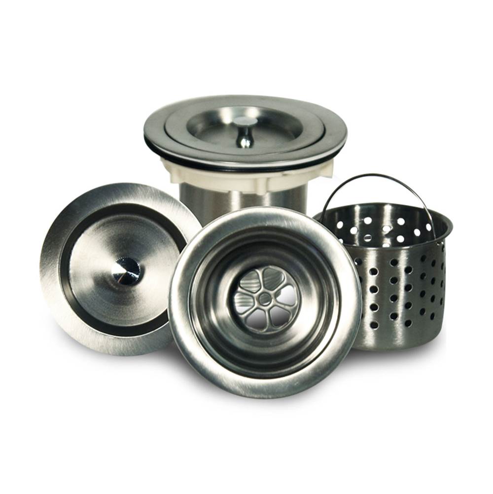Nantucket Sinks - Nantucket Sink Colander Kitchen Drain - Brushed Satin