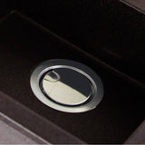 Chrome Flip Top Crumb Cup Kitchen Drain