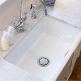 Chrome Flip Top Crumb Cup Kitchen Drain