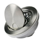 Nantucket Sinks - Flip Top Crumb Cup Inch Kitchen Drain - Brushed Satin
