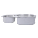 NS7030-16 - 32.5 Inch 70/30 Reverse Double bowl Undermount Stainless Steel Kitchen Sink, 16 Gauge