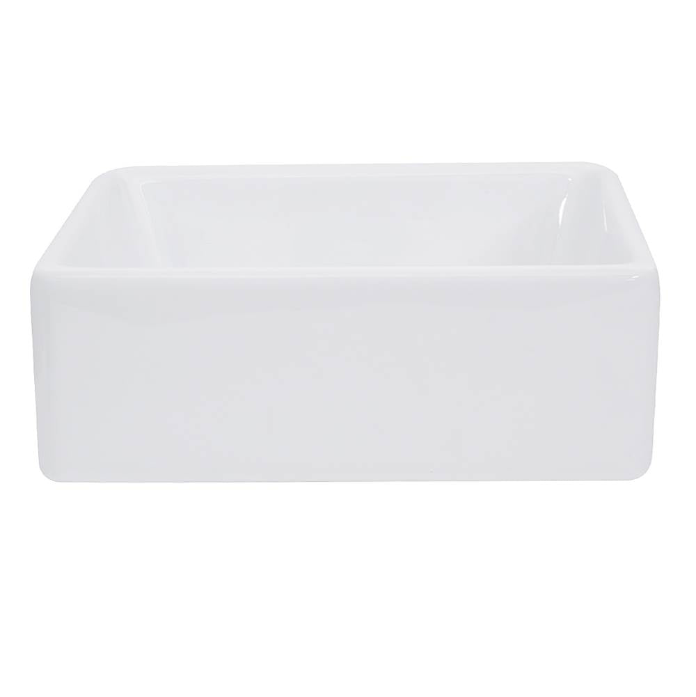 Square White Vessel Sink