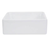 Square White Vessel Sink