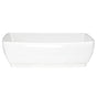 Nantucket Sinks - White Rectangular Vessel Sink NSV1913 - Porcelain Enamel Glaze