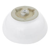 17 Inch Round White Vessel Sink With Overflow