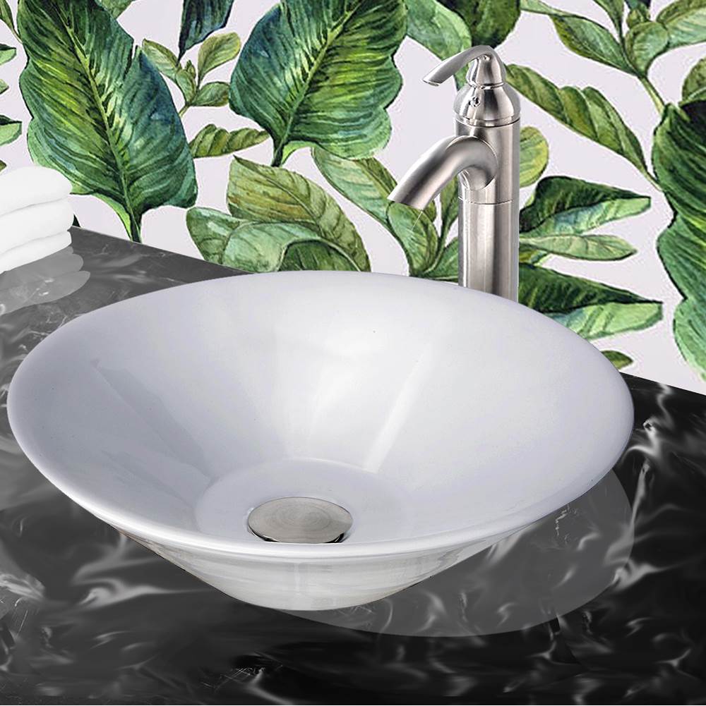 Round Low-Profile Vessel Sink