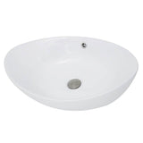 Oblong White Vessel Sink